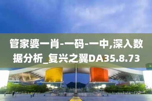 管家婆一肖-一码-一中,深入数据分析_复兴之翼DA35.8.73
