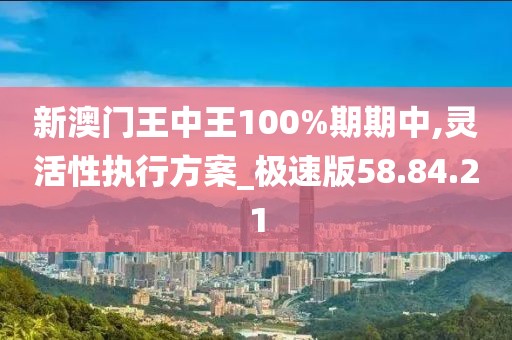 新澳门王中王100%期期中,灵活性执行方案_极速版58.84.21