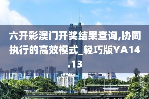 六开彩澳门开奖结果查询,协同执行的高效模式_轻巧版YA14.13