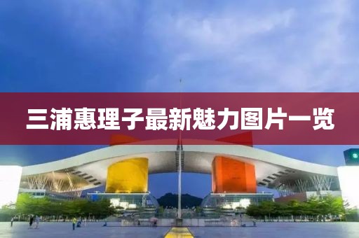三浦惠理子最新魅力图片一览