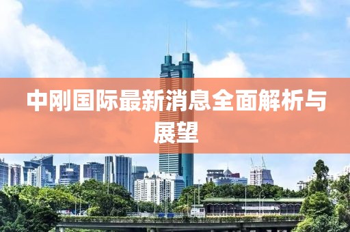 中刚国际最新消息全面解析与展望