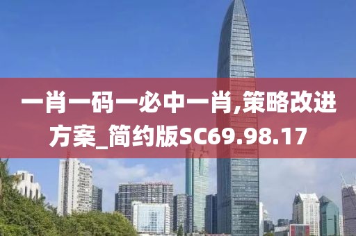 一肖一码一必中一肖,策略改进方案_简约版SC69.98.17