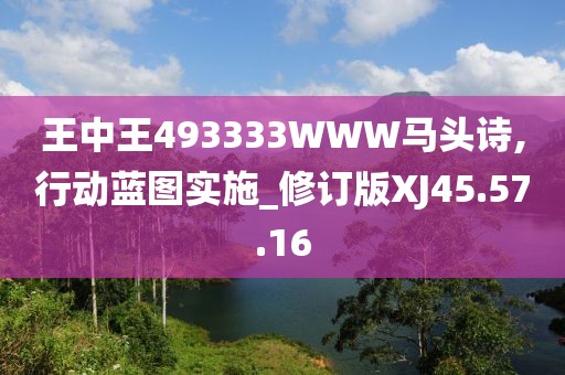 王中王493333WWW马头诗,行动蓝图实施_修订版XJ45.57.16