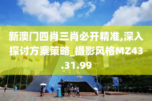 新澳门四肖三肖必开精准,深入探讨方案策略_摄影风格MZ43.31.99