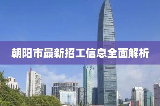 朝阳市最新招工信息全面解析