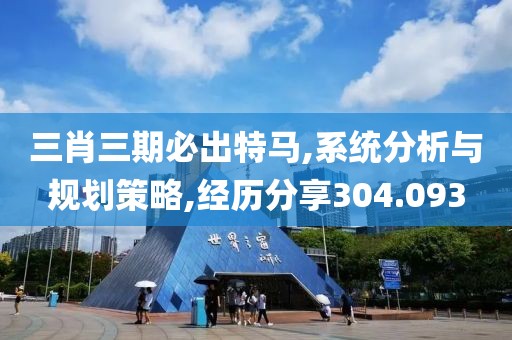 三肖三期必出特马,系统分析与规划策略,经历分享304.093