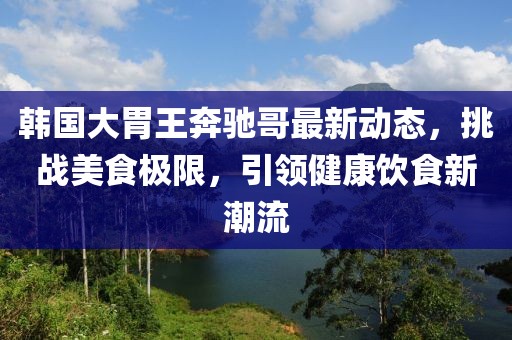 韩国大胃王奔驰哥最新动态，挑战美食极限，引领健康饮食新潮流