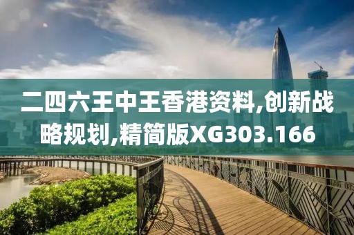 二四六王中王香港资料,创新战略规划,精简版XG303.166
