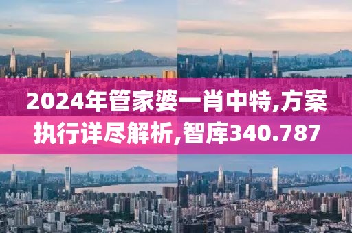 2024年管家婆一肖中特,方案执行详尽解析,智库340.787