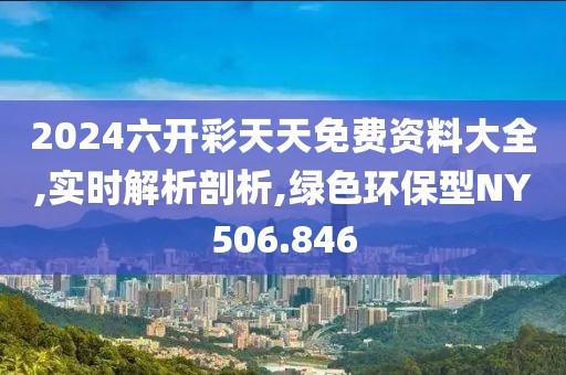 2024六开彩天天免费资料大全,实时解析剖析,绿色环保型NY506.846