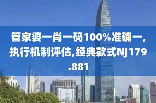 管家婆一肖一码100%准确一,执行机制评估,经典款式NJ179.881