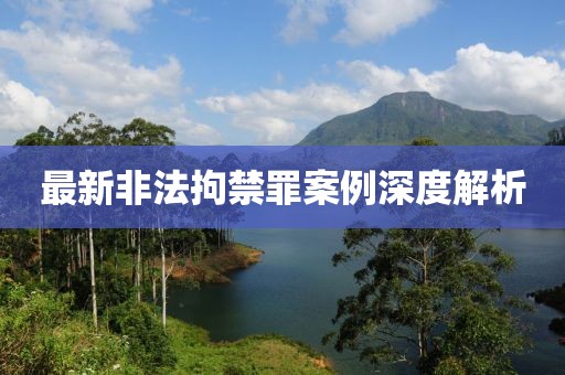 最新非法拘禁罪案例深度解析