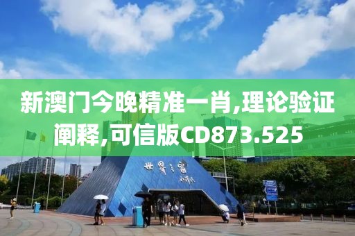 新澳门今晚精准一肖,理论验证阐释,可信版CD873.525
