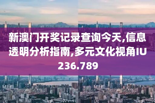 新澳门开奖记录查询今天,信息透明分析指南,多元文化视角IU236.789
