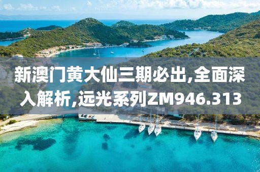 新澳门黄大仙三期必出,全面深入解析,远光系列ZM946.313