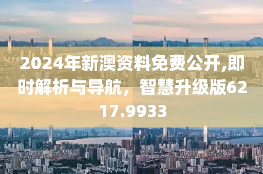 2024年新澳资料免费公开,即时解析与导航，智慧升级版6217.9933