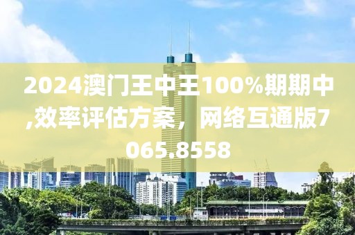 2024澳门王中王100%期期中,效率评估方案，网络互通版7065.8558