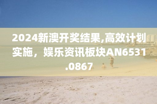 2024新澳开奖结果,高效计划实施，娱乐资讯板块AN6531.0867