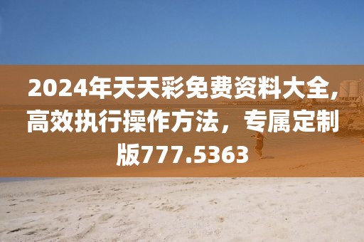 2024年天天彩免费资料大全,高效执行操作方法，专属定制版777.5363