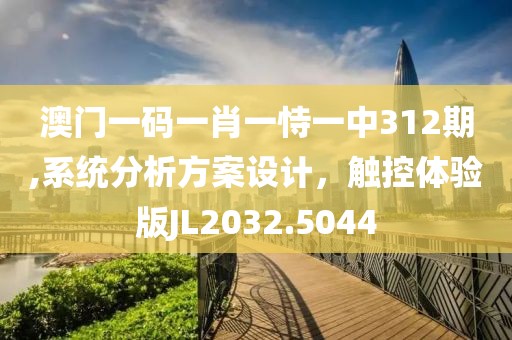 澳门一码一肖一恃一中312期,系统分析方案设计，触控体验版JL2032.5044