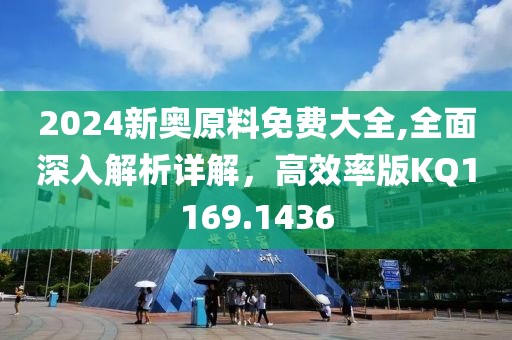 2024新奥原料免费大全,全面深入解析详解，高效率版KQ1169.1436
