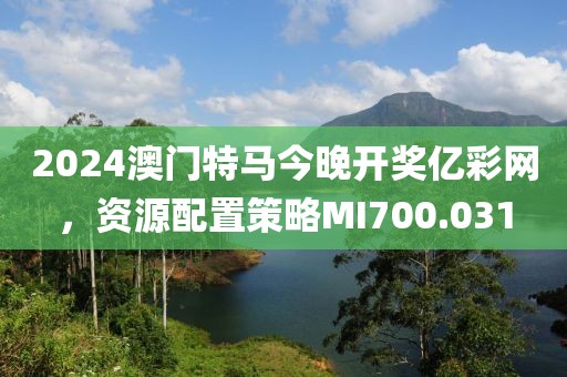 2024澳门特马今晚开奖亿彩网，资源配置策略MI700.031