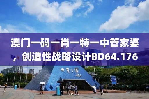 澳门一码一肖一特一中管家婆，创造性战略设计BD64.176
