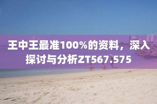 王中王最准100%的资料，深入探讨与分析ZT567.575