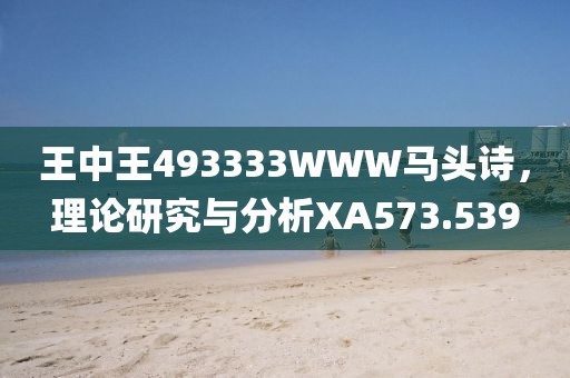 王中王493333WWW马头诗，理论研究与分析XA573.539