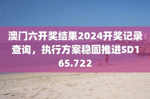 澳门六开奖结果2024开奖记录查询，执行方案稳固推进SD165.722