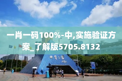 一肖一码100%-中,实施验证方案_了解版5705.8132