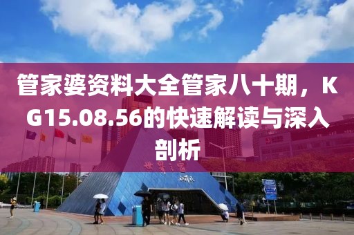 管家婆资料大全管家八十期，KG15.08.56的快速解读与深入剖析