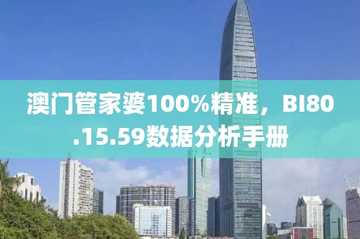 澳门管家婆100%精准，BI80.15.59数据分析手册