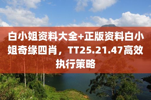 白小姐资料大全+正版资料白小姐奇缘四肖，TT25.21.47高效执行策略