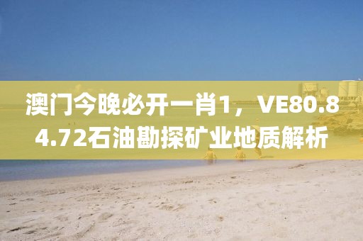 澳门今晚必开一肖1，VE80.84.72石油勘探矿业地质解析