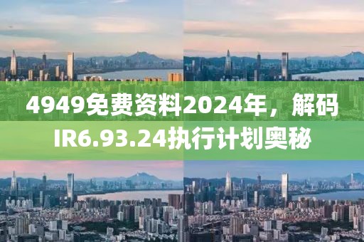 4949免费资料2024年，解码IR6.93.24执行计划奥秘