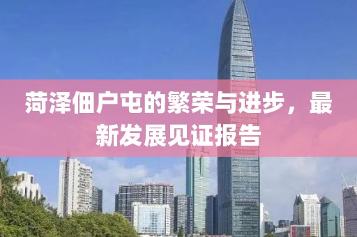 菏泽佃户屯的繁荣与进步，最新发展见证报告