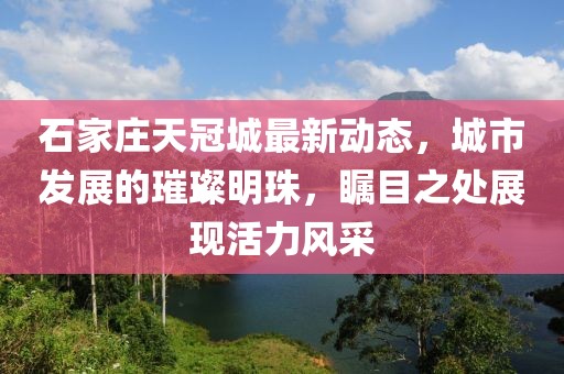 石家庄天冠城最新动态，城市发展的璀璨明珠，瞩目之处展现活力风采